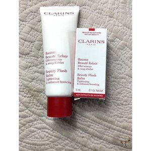 Set of 2 Clarins Beauty Flash Balm 5mL/50mL Tightening & Radiance Boosting*New